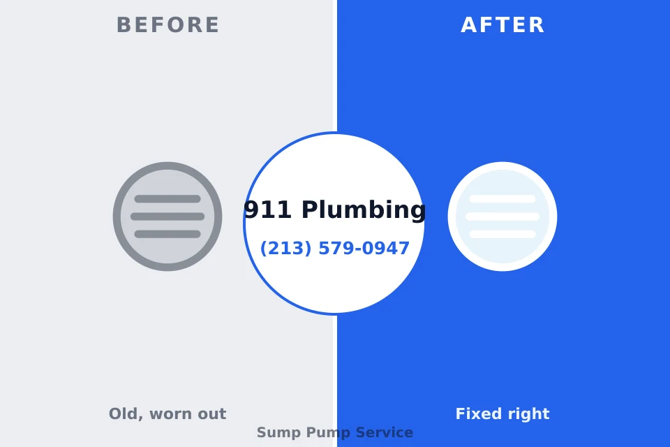 Before and after: plumbing repair Clover Creek, WA